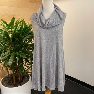 Cowel neck sleeveless dress